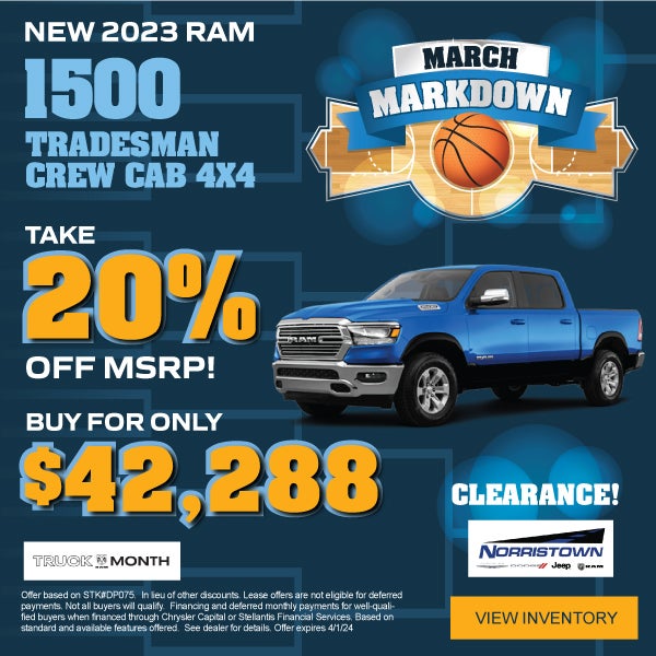 New 2023 Ram 1500 Tradesman
