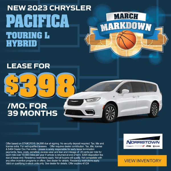 New 2023 Chrysler Pacifica
